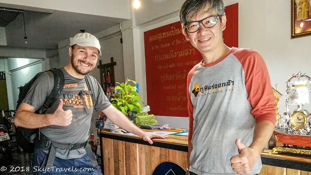 Selfie at Tangmo House, One of the Best Hostels in Chiang Mai
