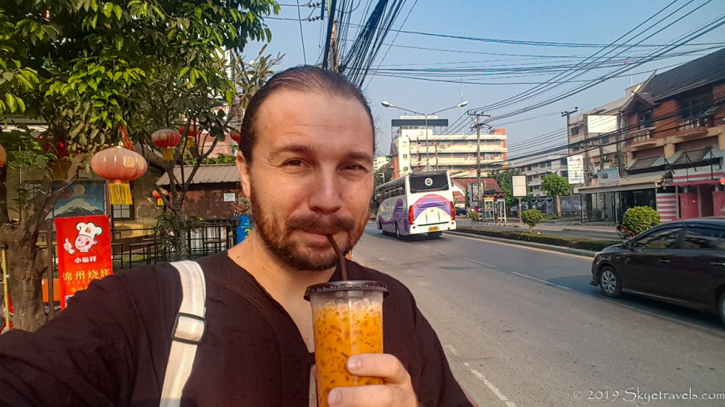 Selfie with Thai Tea