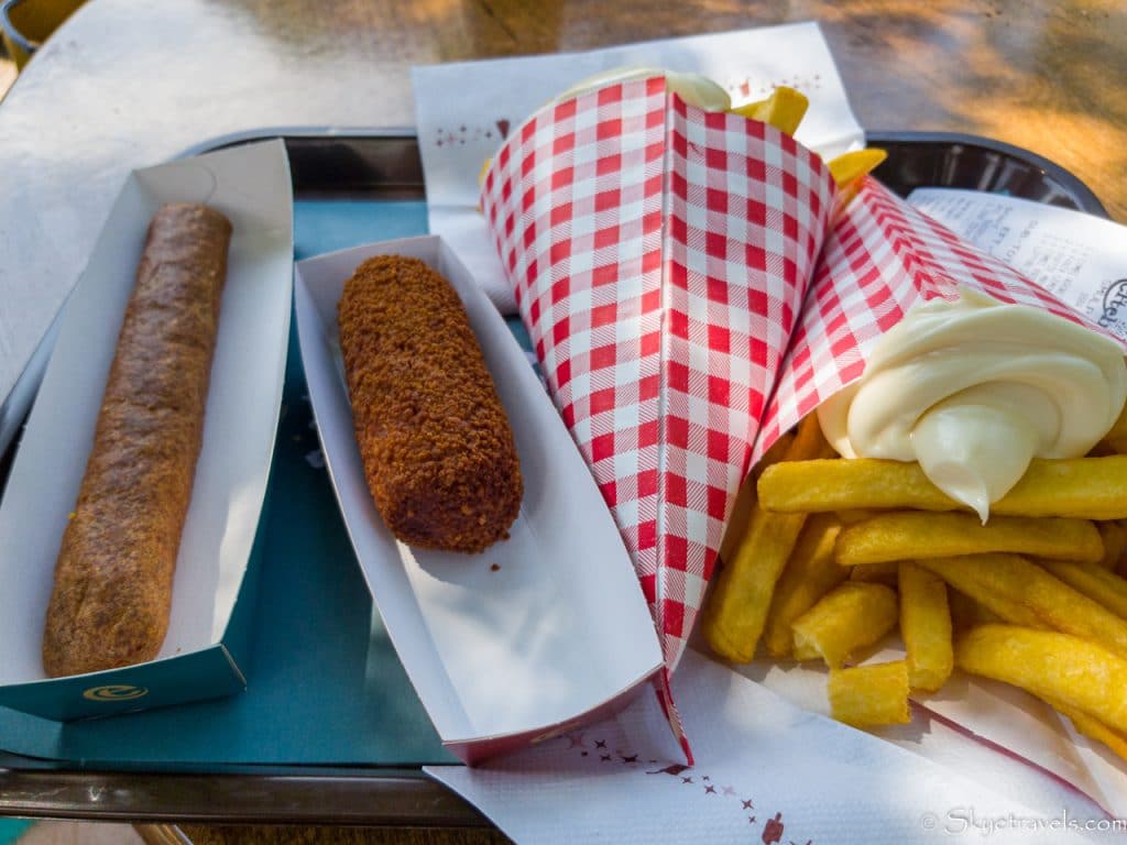 Kroquette and Frikandel