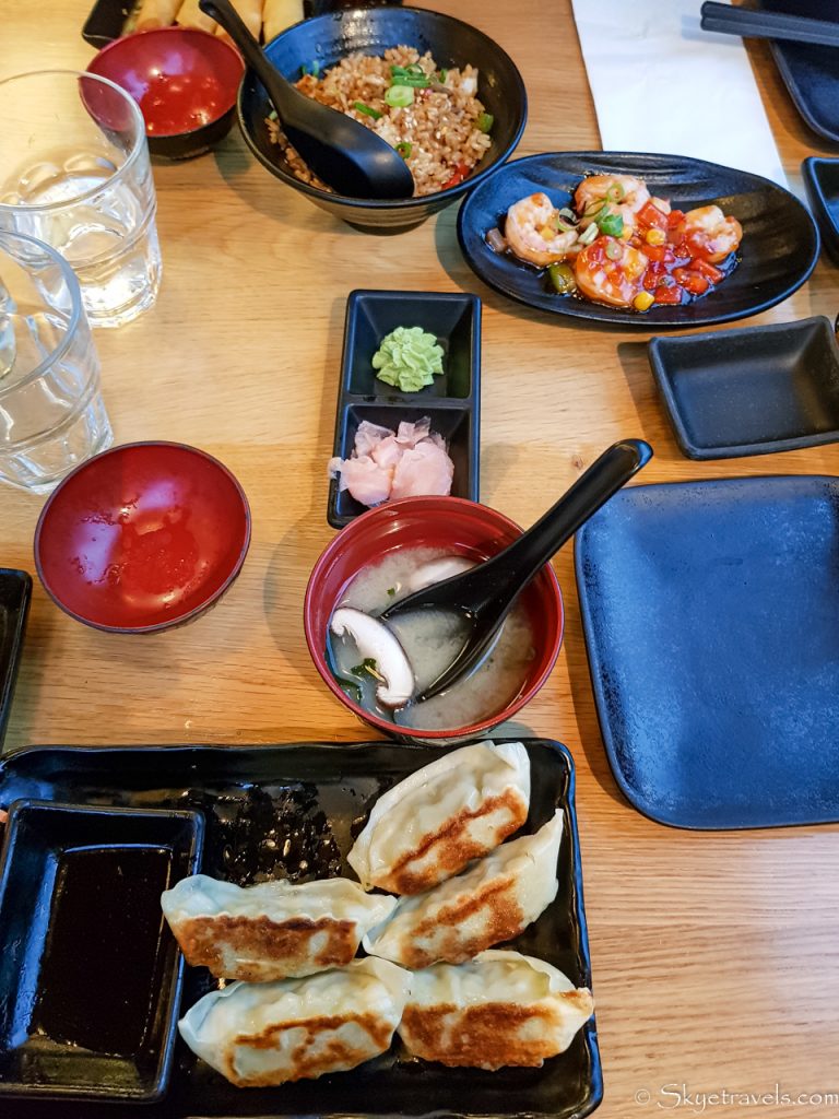 Spread at Sumo Sushi