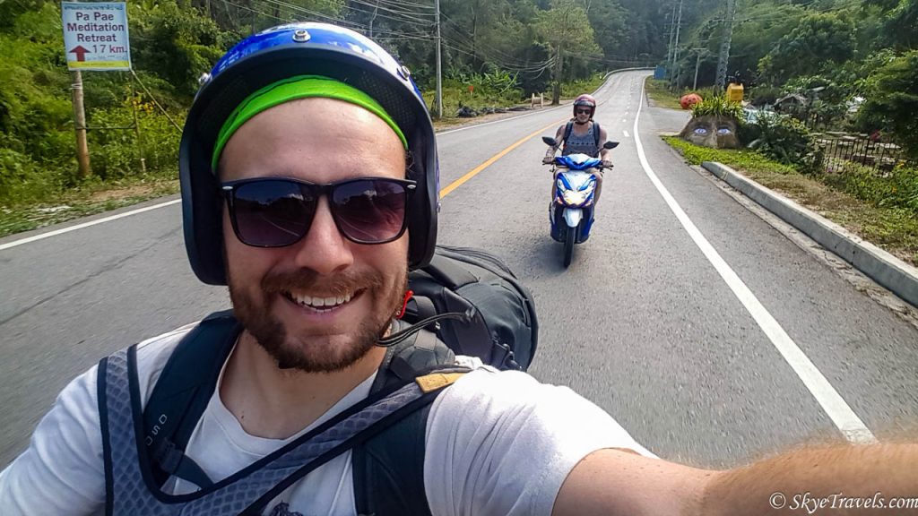 Selfie with Payton Riding to Pai